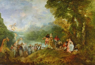 Einschiffung nach Kythera, 1717 von Jean Antoine Watteau